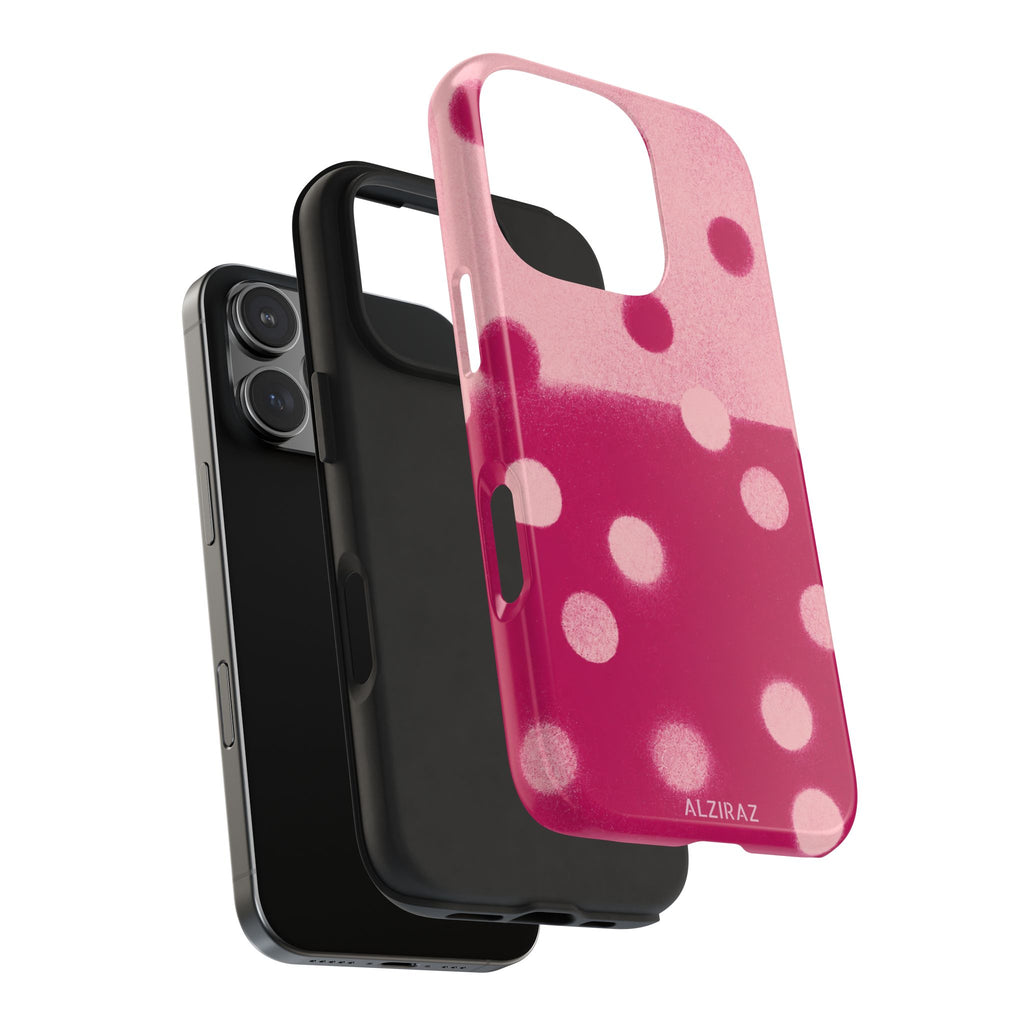 Pink Polka Dot Phone Case