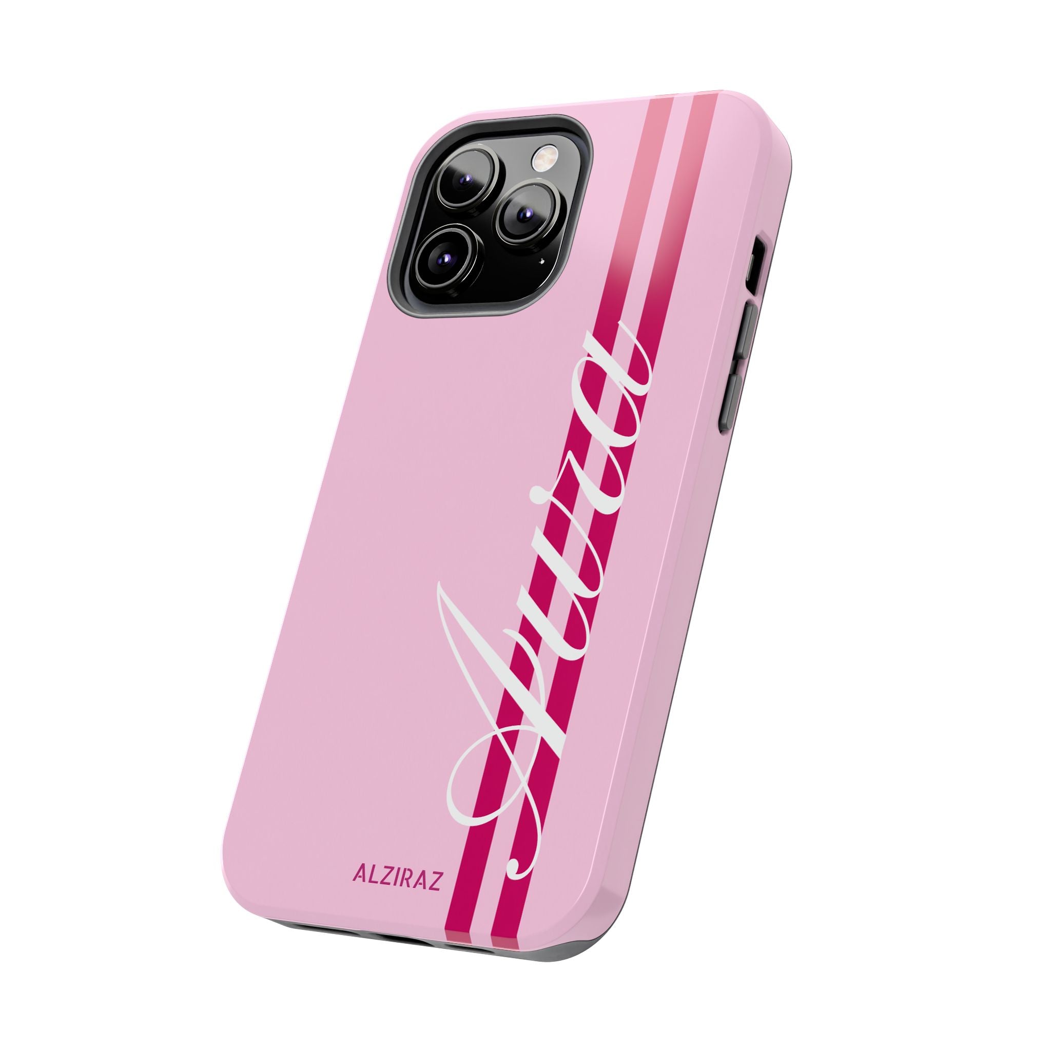 Pink Racing Stripe Phone Case