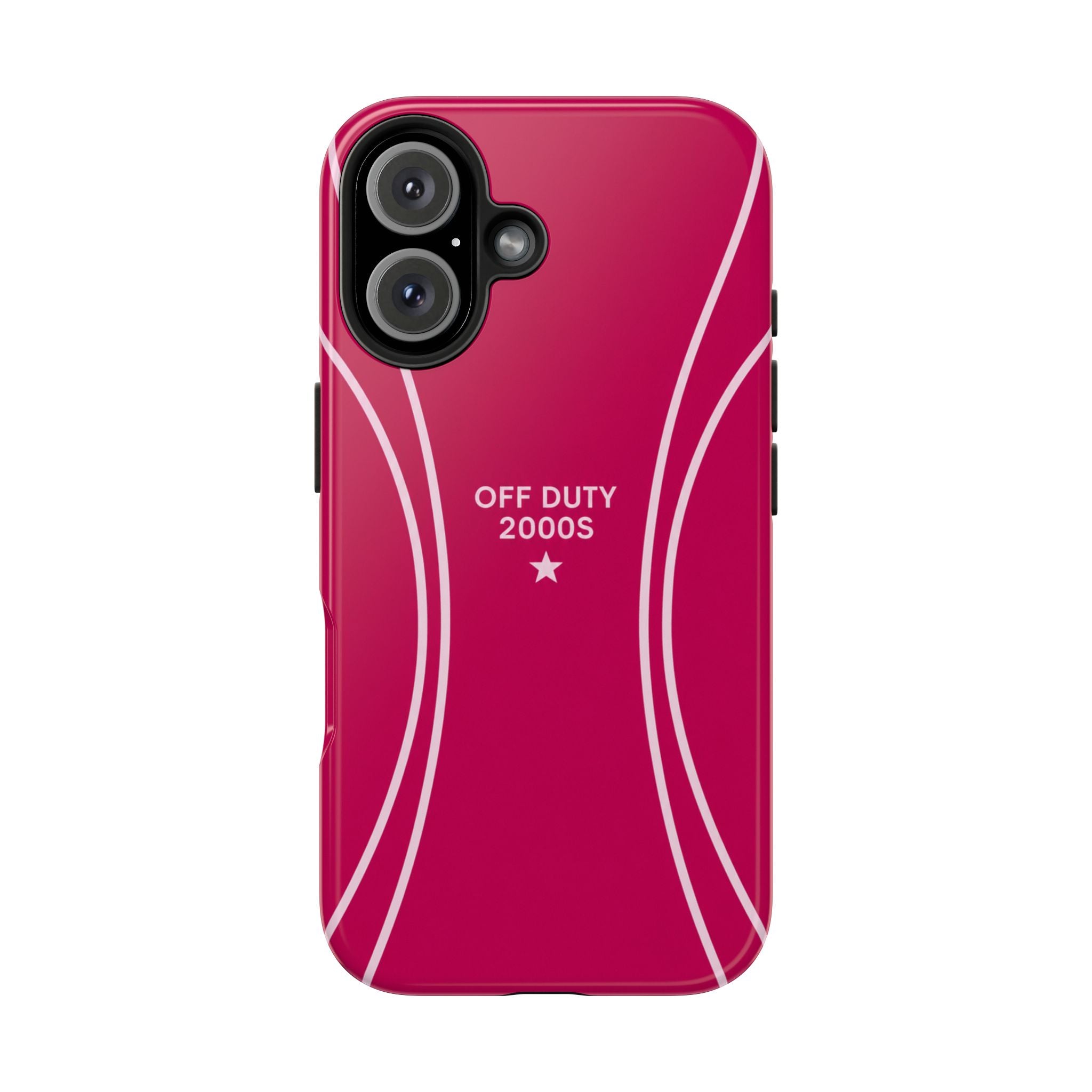 Tough Phone Case — 'Off Duty 2000s' Retro Pink Protective Case