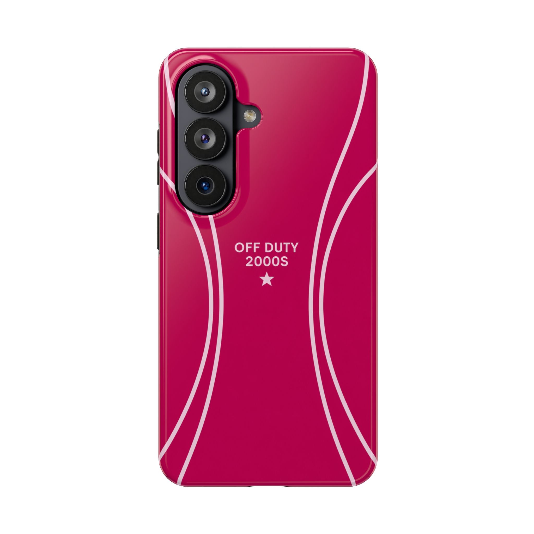 Tough Phone Case — 'Off Duty 2000s' Retro Pink Protective Case